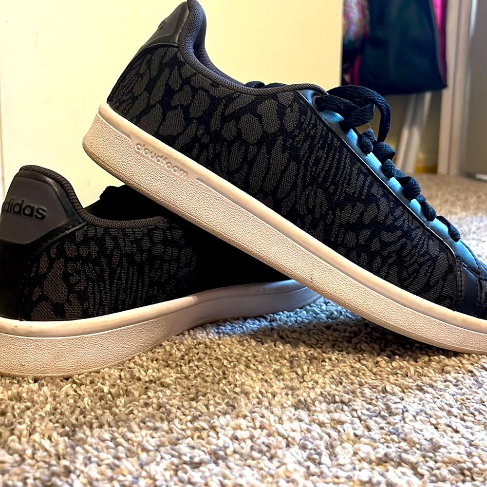 Adidas black shoes